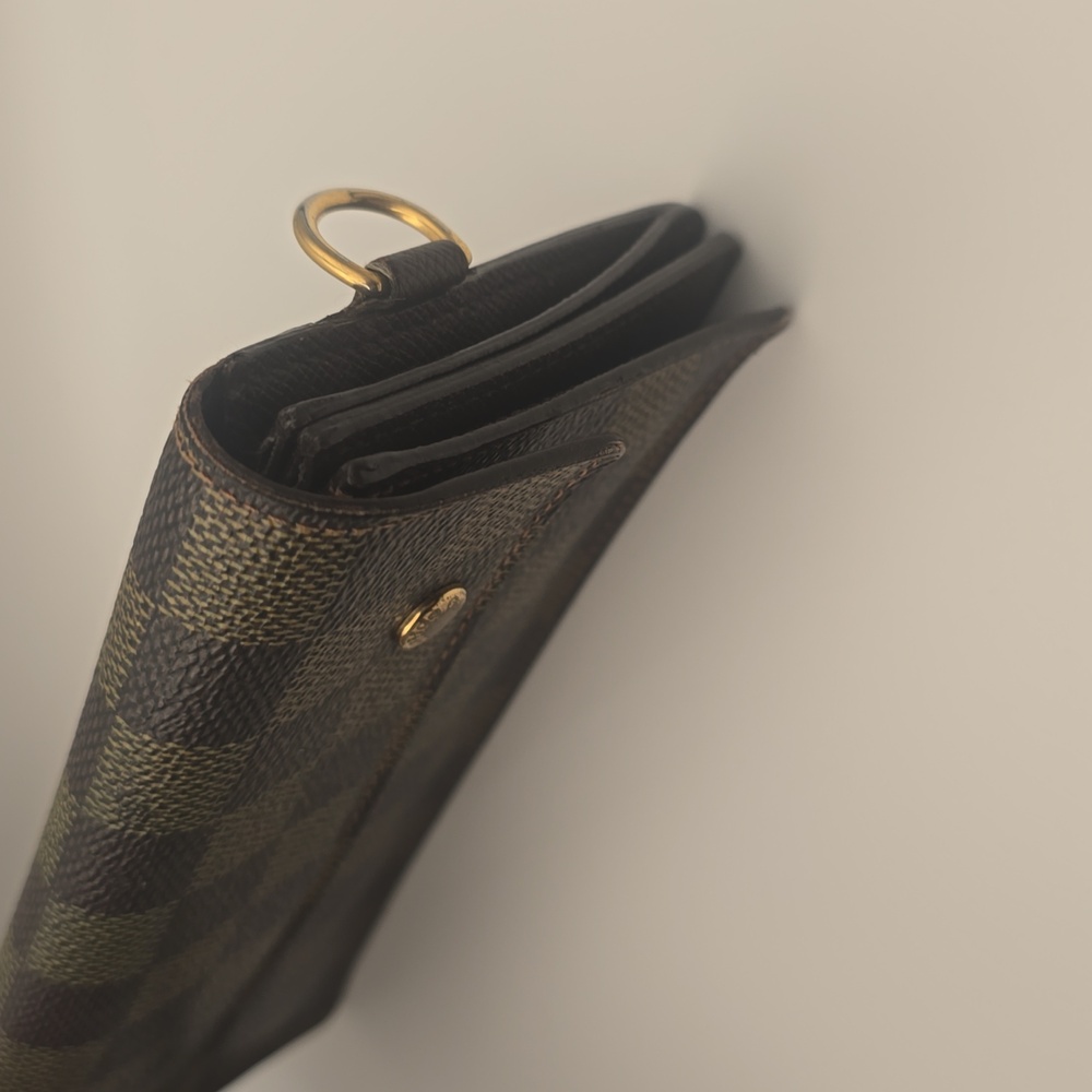 Louis Vuitton Damier Brown Porte Feuille Accordion Long Wallet (VERY GOOD)COA✨️ - Picture 5 of 15